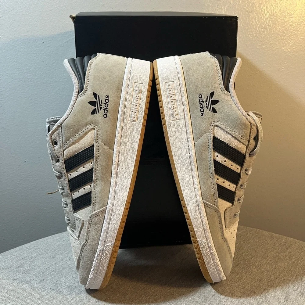 Adidas Centennial 85 Low ADV Grey Black Gum Sneaker Men's Shoe Size 11 - JQ5355‍